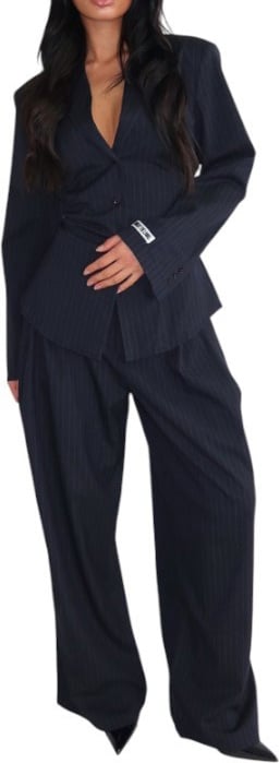 Unique The Label Dames Broek Blauw