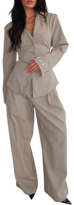 Unique The Label Dames Broek Bruin