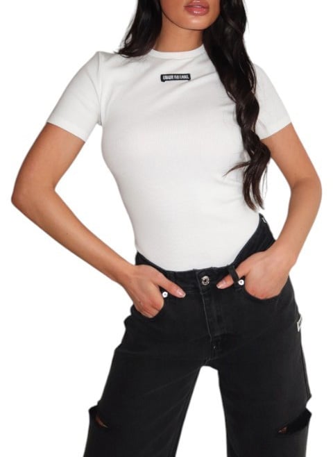 Unique The Label Dames T-shirt Wit