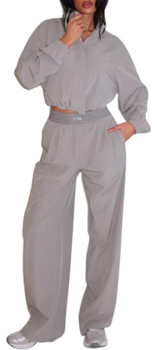 Unique The Label Dames Broek Grijs
