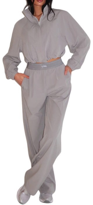 Unique The Label Dames Broek Grijs