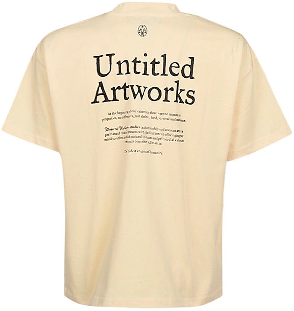 Untitled Artworks T-Shirts And Polos White Wit