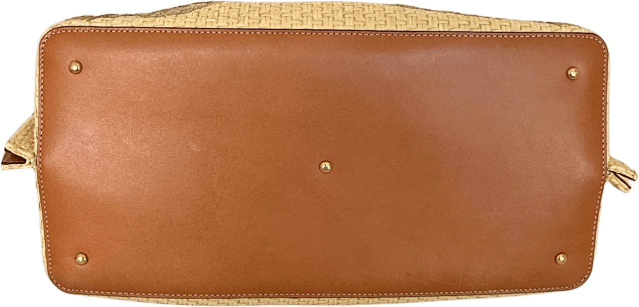 Valentino Valentino Garavani VLogo Signature Tote Bag Beige / sehr gut Beige