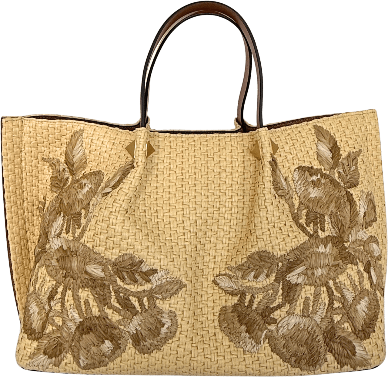 Valentino Valentino Garavani VLogo Signature Tote Bag Beige / sehr gut Beige