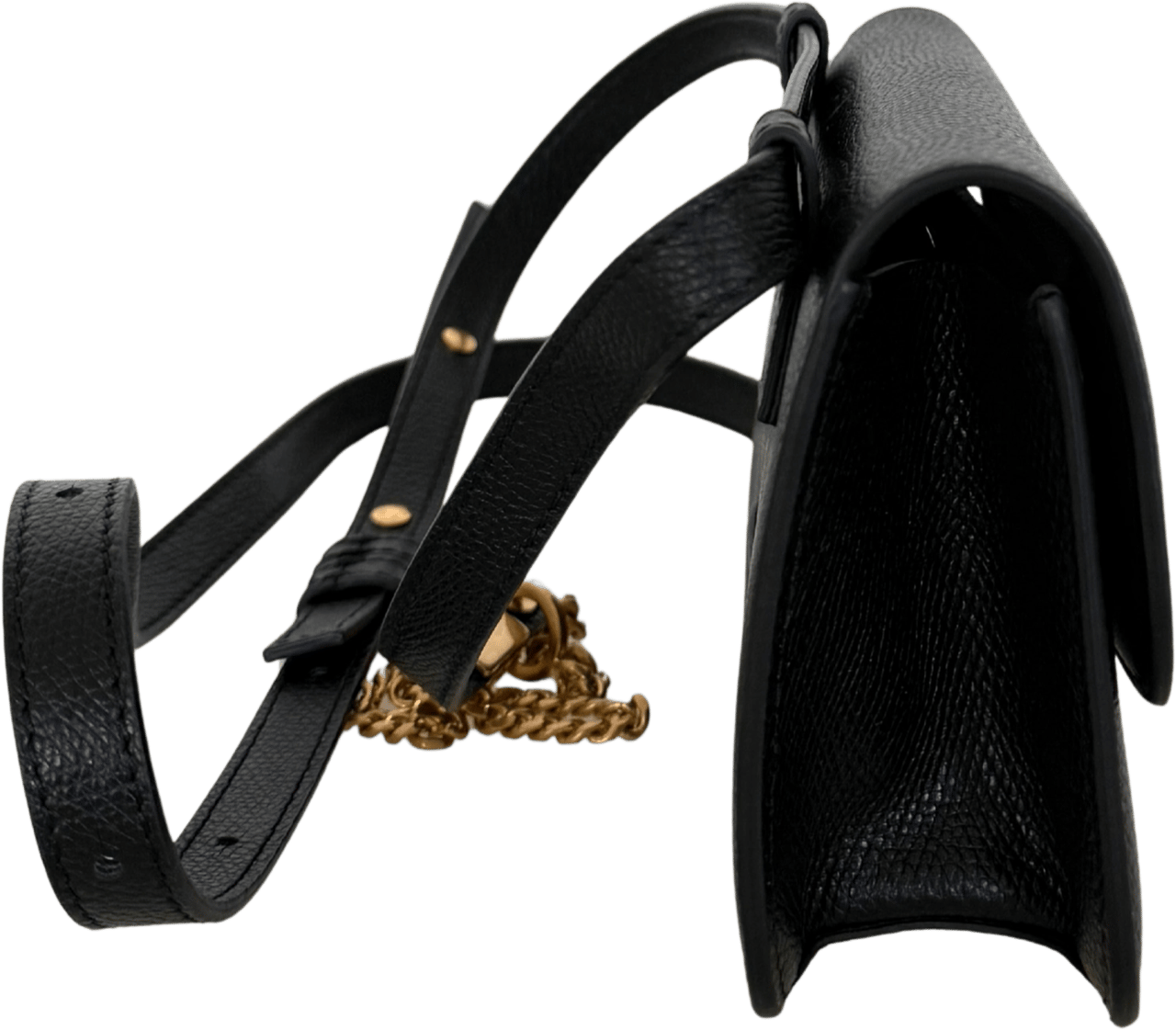 Valentino Valentino Garavani Vsling Schultertasche Small Schwarz / neuwertig Zwart