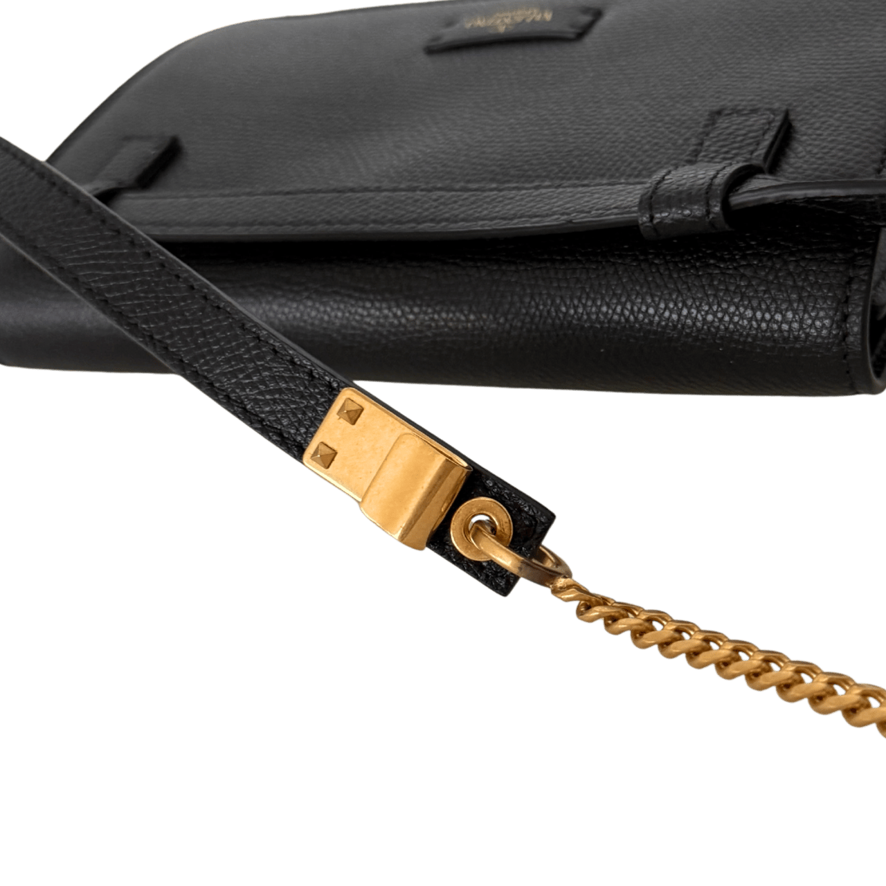 Valentino Valentino Garavani Vsling Schultertasche Small Schwarz / neuwertig Zwart