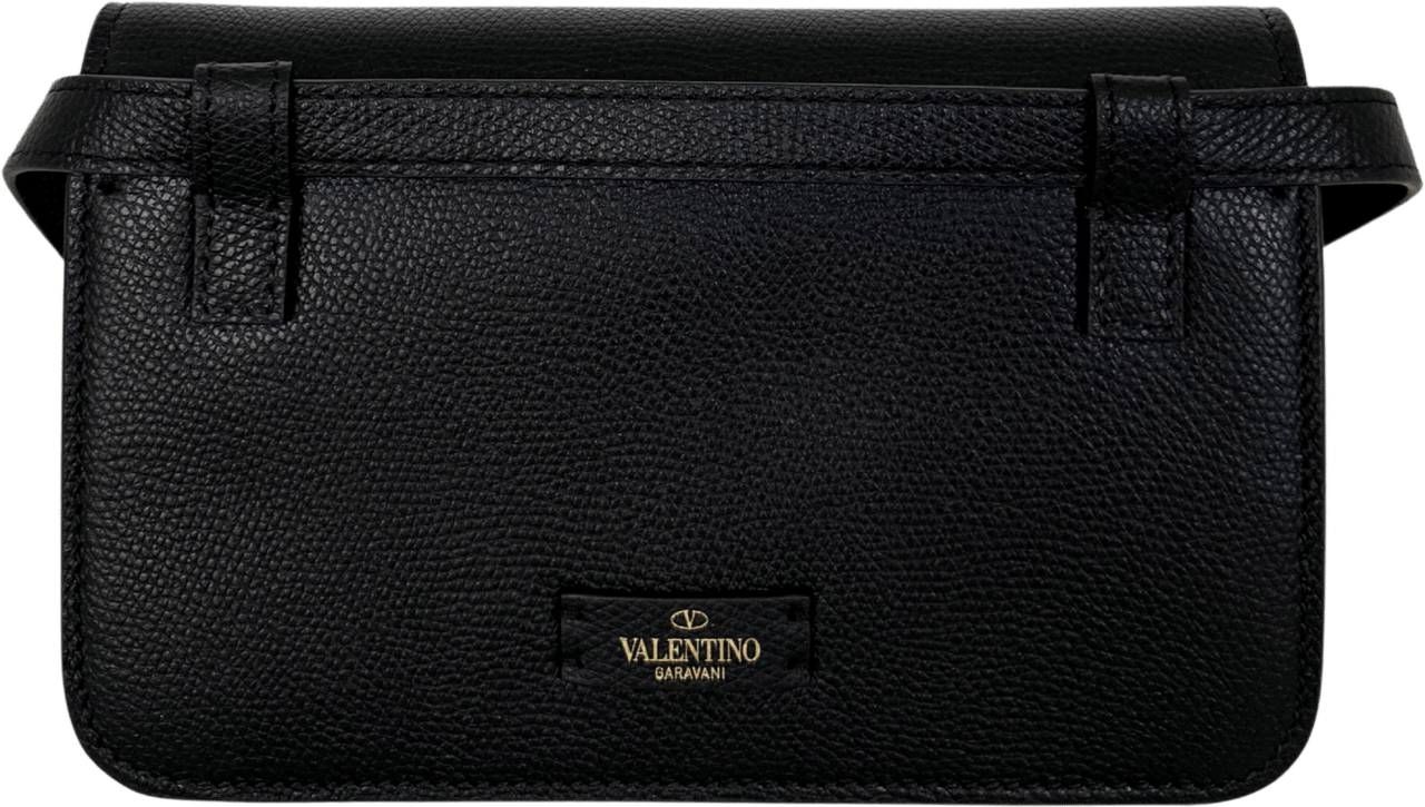 Valentino Valentino Garavani Vsling Schultertasche Small Schwarz / neuwertig Zwart