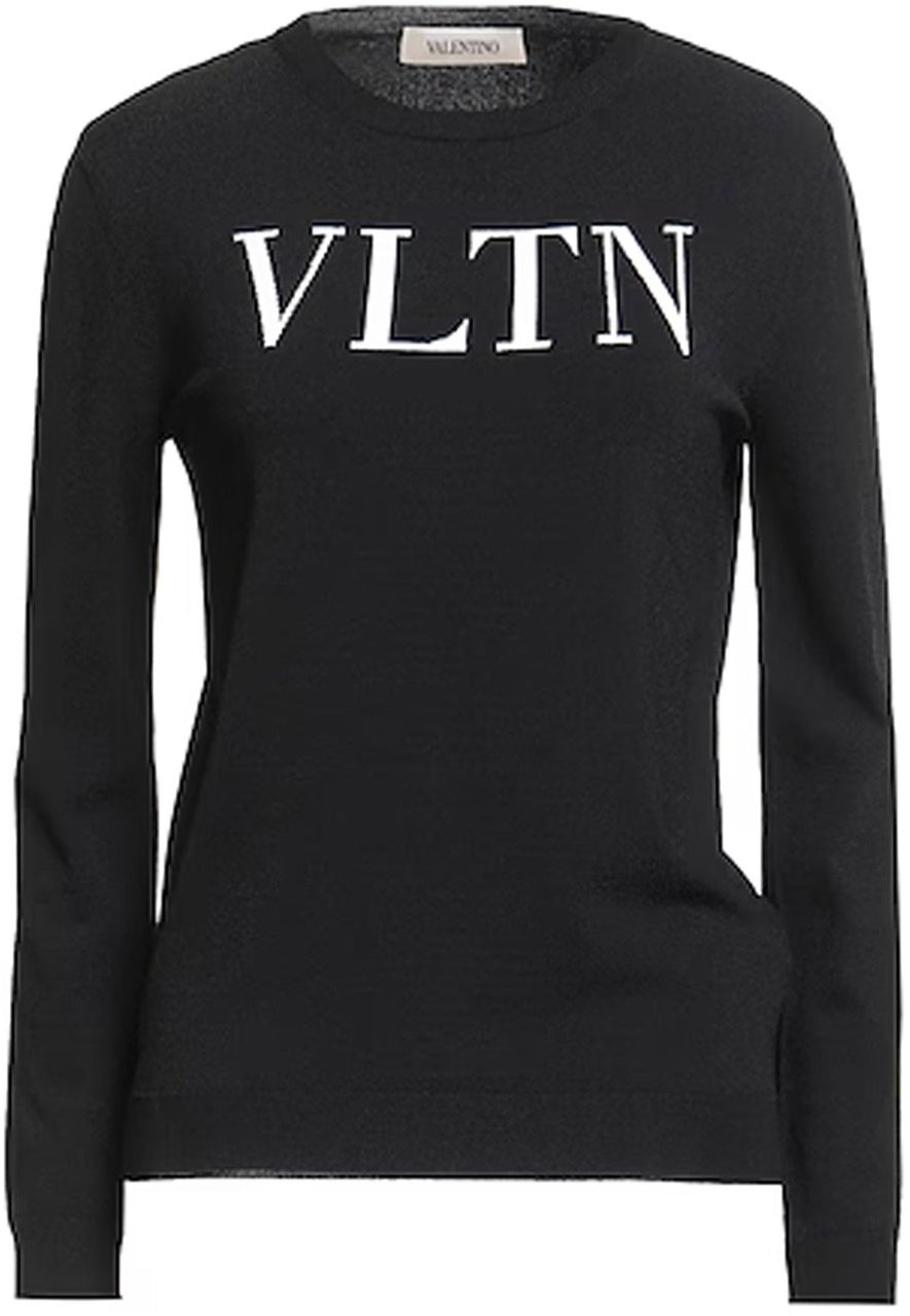 Valentino Valentino Garavani Logo Pullover Zwart
