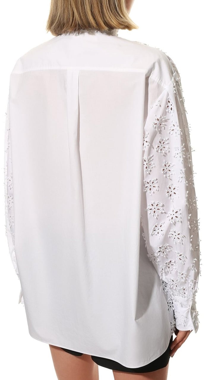 Valentino Valentino Cotton Shirt Wit