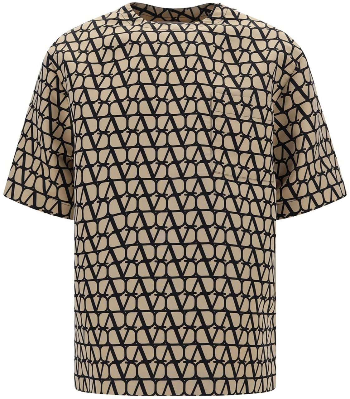 Valentino Valentino Iconographe Crewneck T-Shirt Bruin