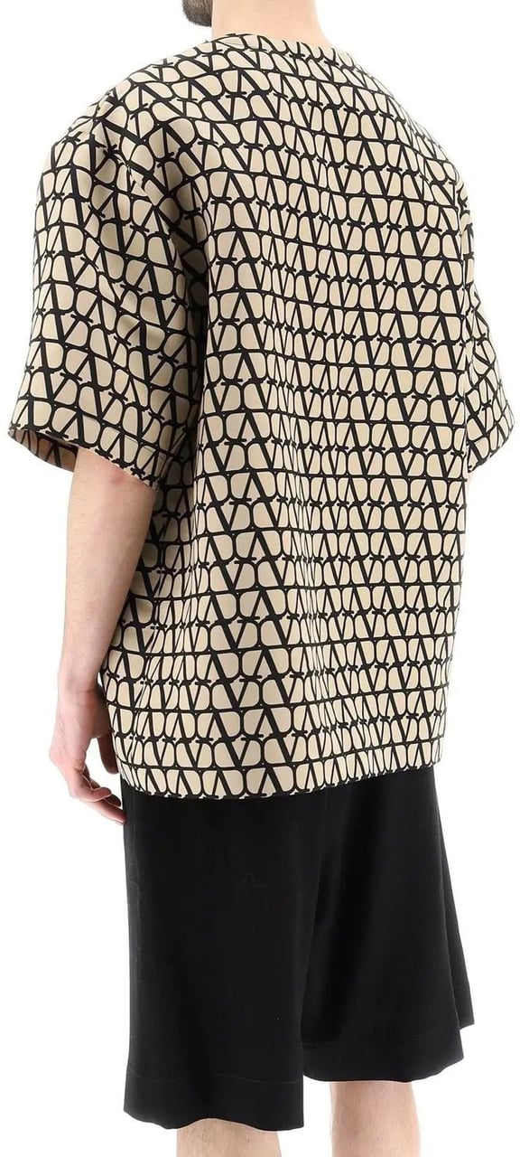 Valentino Valentino Iconographe Crewneck T-Shirt Bruin