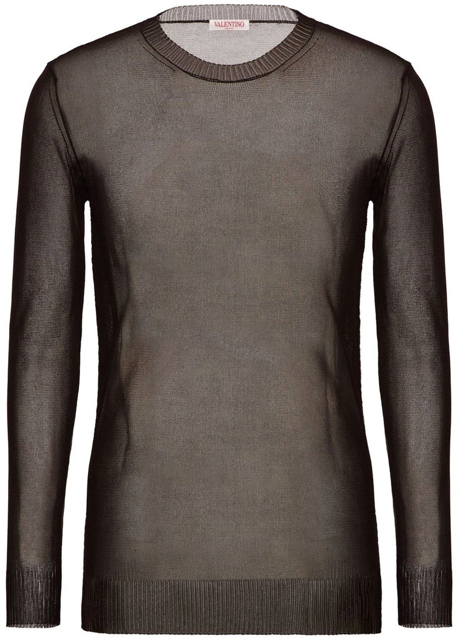 Valentino Semi-Transparent Sweater Divers