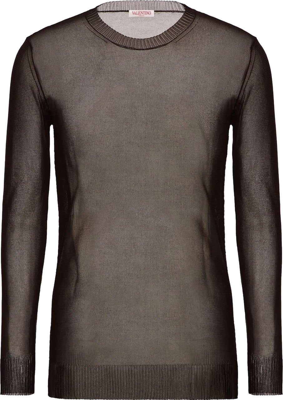 Valentino Semi-Transparent Sweater Bruin