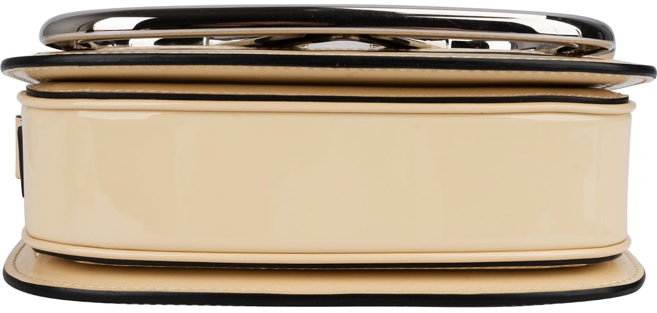 Valentino Valentino Garavani Patent Leather VLogo Locò Supervee Small Crossbody Bag Divers