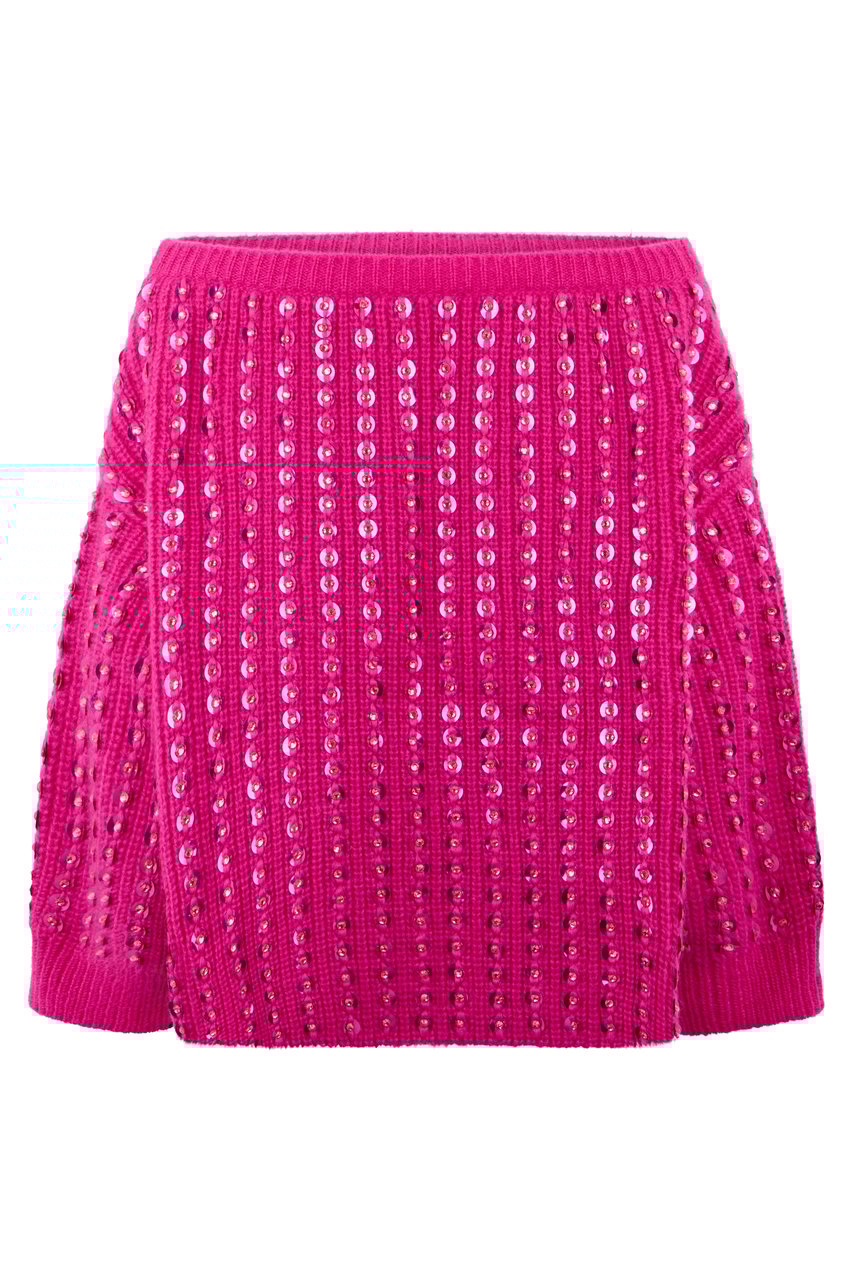 Valentino Off-the-shoulder sweater Roze