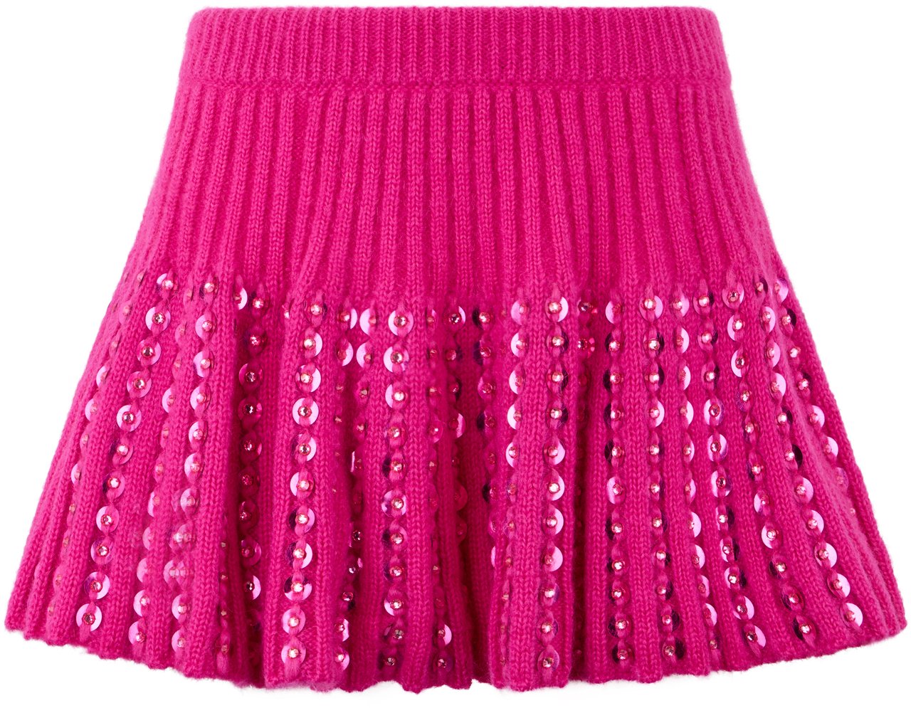 Valentino Knitted mini skirt Roze