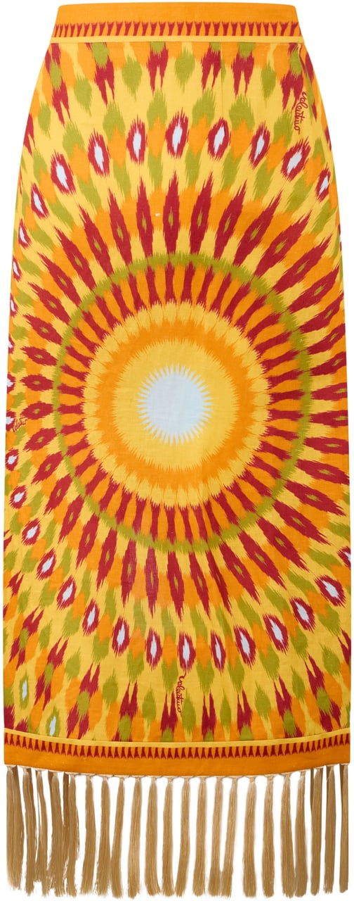 Valentino Linen dress Oranje