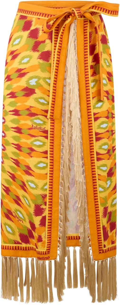 Valentino Linen dress Oranje