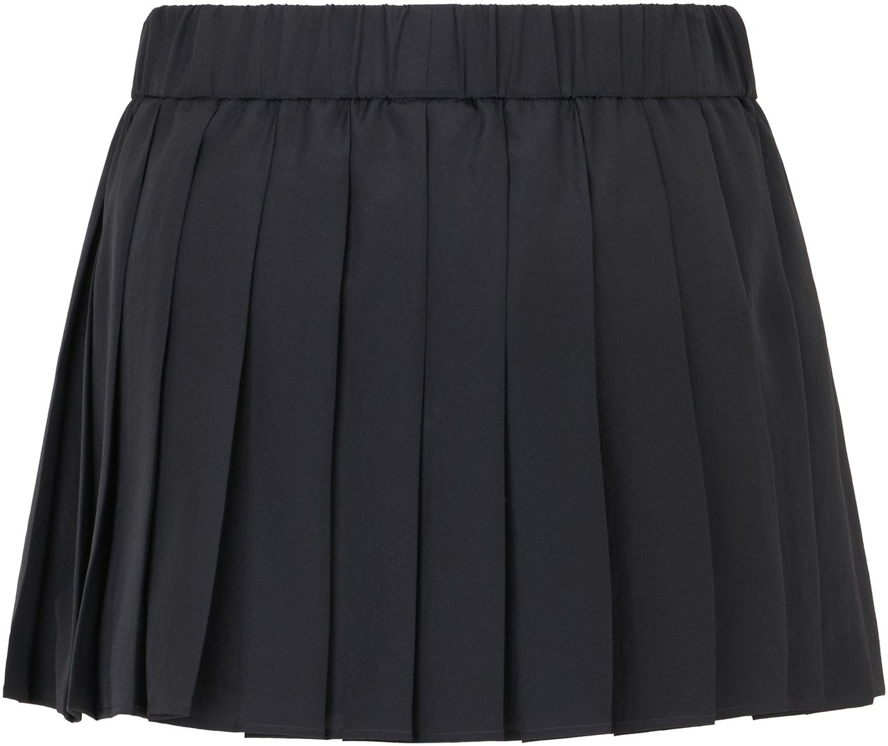 Valentino Black pleated skirt, elegant and versatile. Zwart