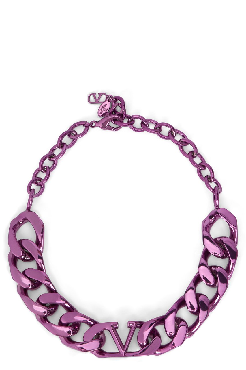 Valentino Chain necklace VLogo Signature Paars