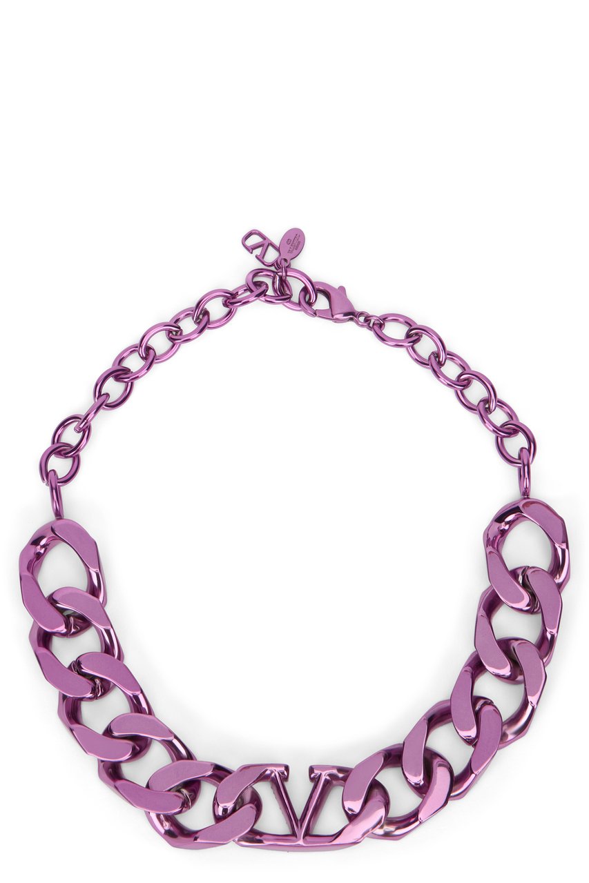 Valentino Chain necklace VLogo Signature Paars