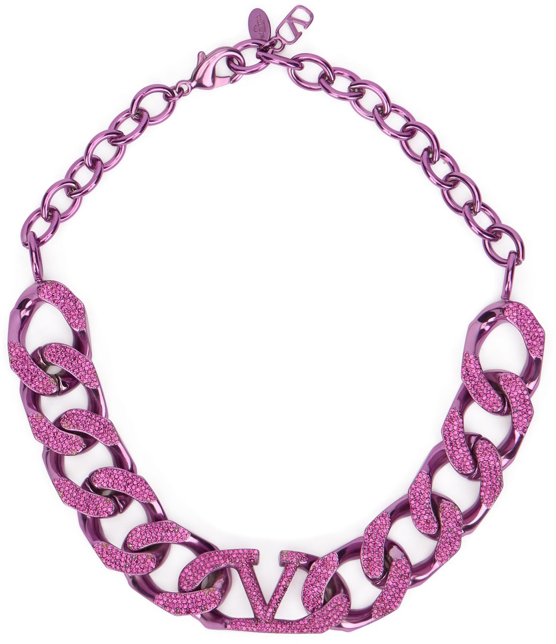 Valentino Chain necklace VLogo Signature Paars