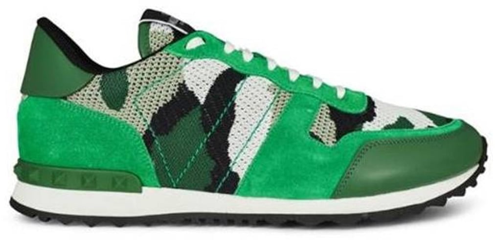 Valentino Sneakers Darkgreen Donkergroen