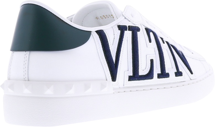 Valentino Heren Open Sneaker VL7N Wit/Zwart Wit