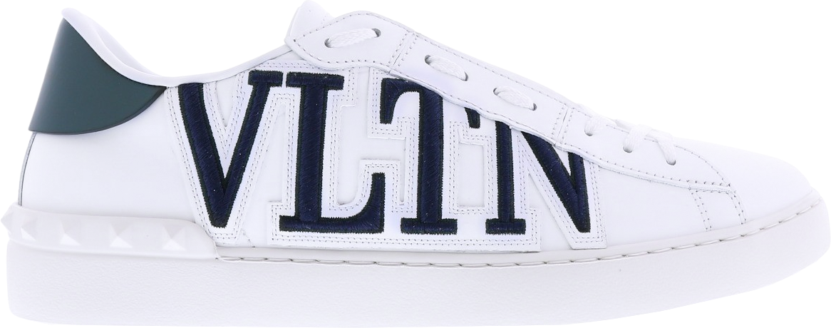 Valentino Heren Open Sneaker VL7N Wit/Zwart Wit