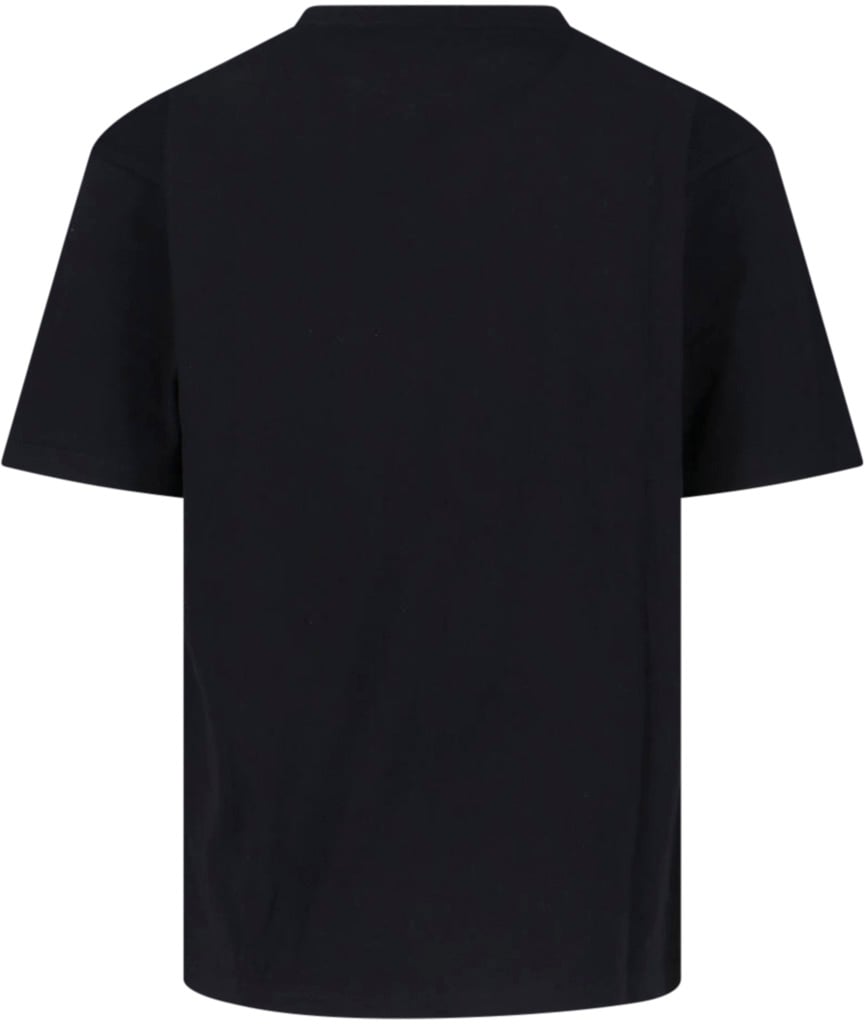 Valentino "Class Of 1960" T-Shirt In Black Cotton Zwart