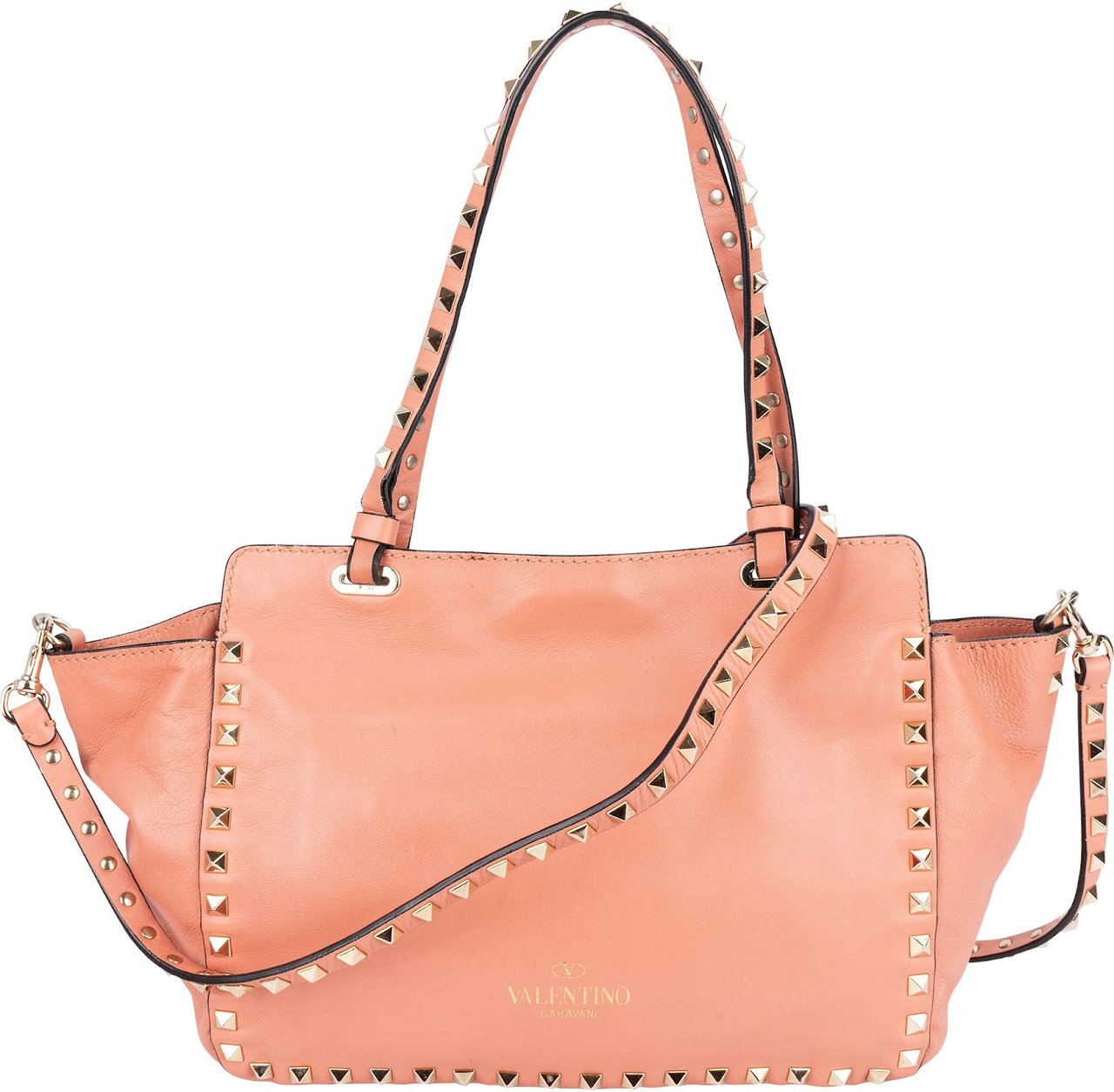 Valentino Valentino Garavani Leather Rockstud Handbag Divers