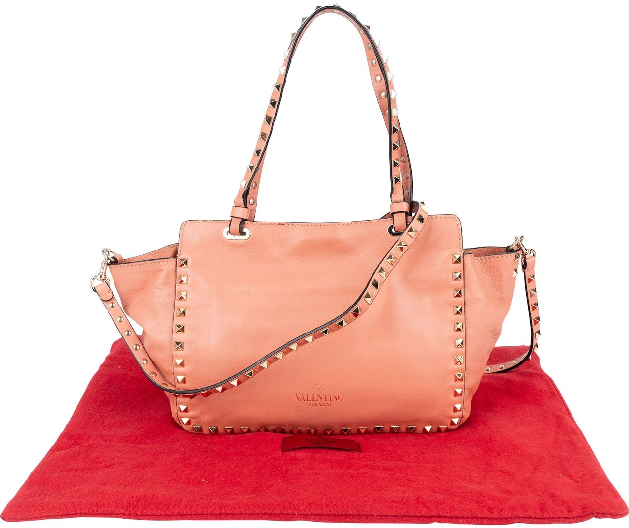 Valentino Valentino Garavani Leather Rockstud Handbag Divers