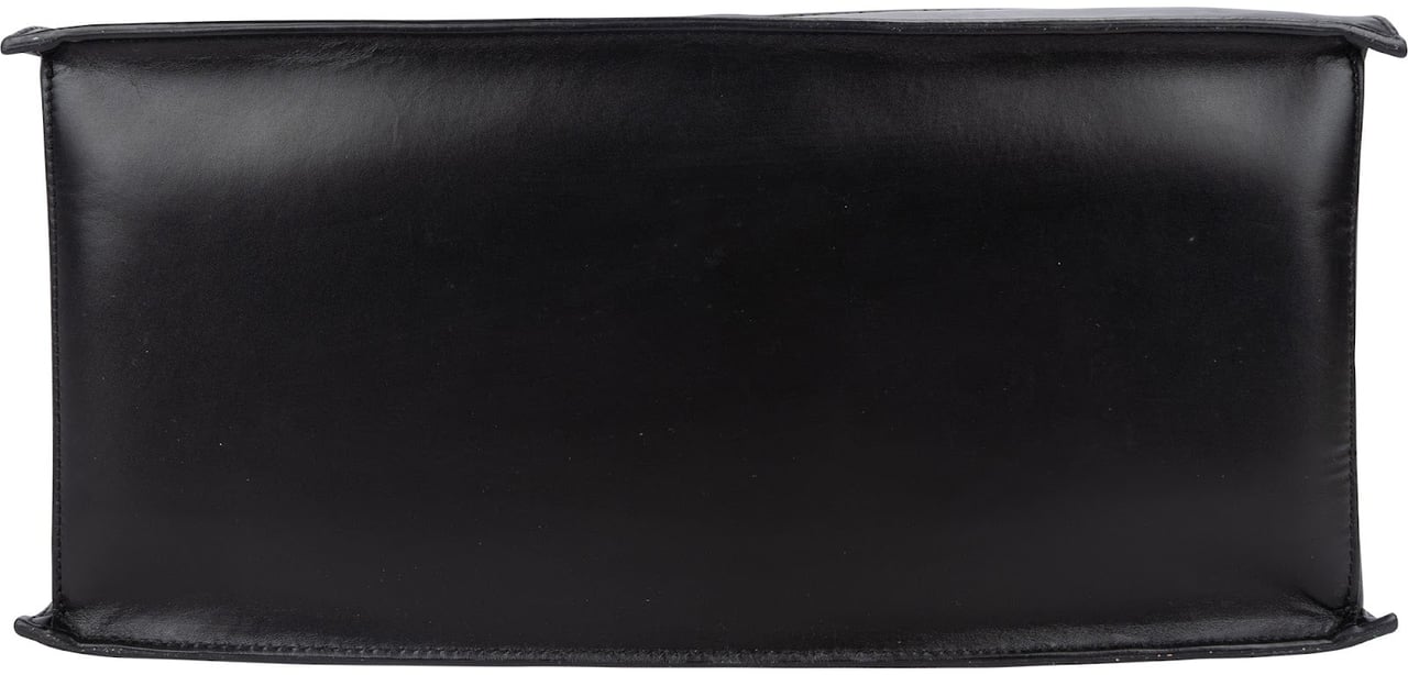 Valentino Garavani Calfskin VLogo WalkTote Handbag Zwart