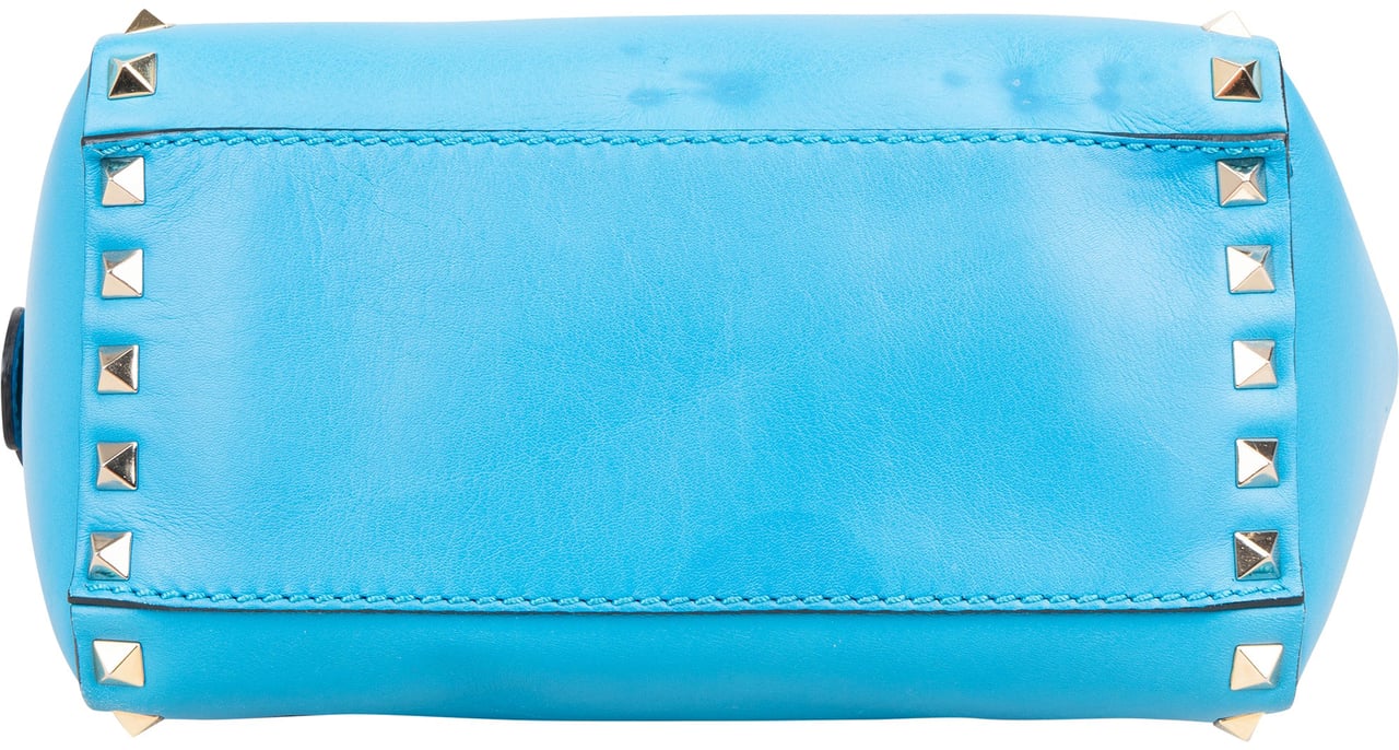 Valentino Garavani Rockstud Small Tote Handbag Blauw