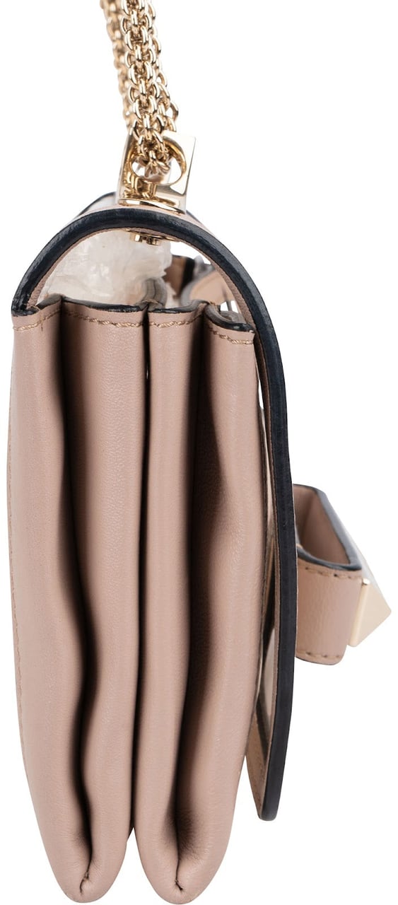 Valentino Garavani Transparent PVC Rockstud Spike Small Crossbody Bag Neutraal