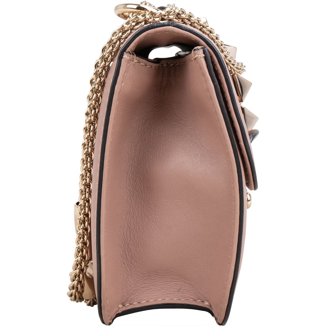 Valentino Garavani Calfskin Rockstud Small Shoulder Crossbody Bag Rood