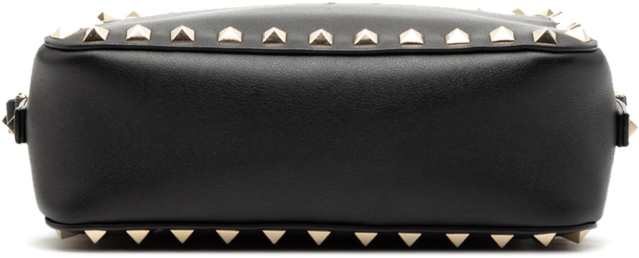 Valentino Leather Rockstud Camera Bag Zwart