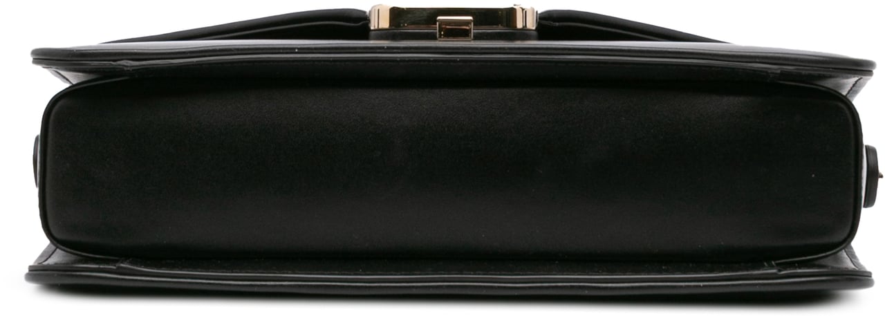 Valentino Small Leather Letter Crossbody Zwart