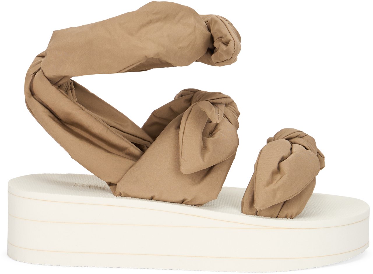 Valentino Brown platform sandals, casual and summer Bruin