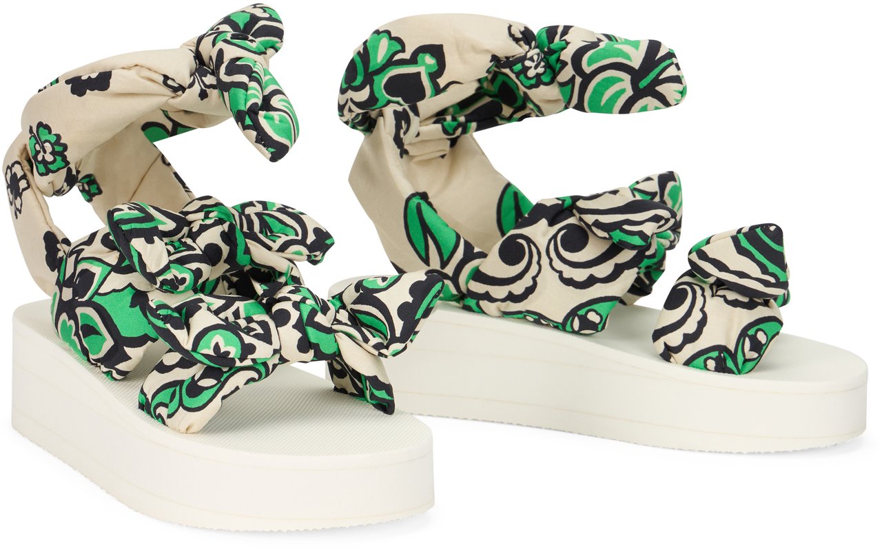 Valentino Platform sandal with casual and summer design Wit