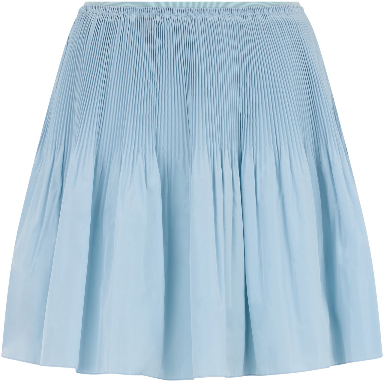 Valentino Pleated light blue skirt, romantic and elegant style Lichtblauw