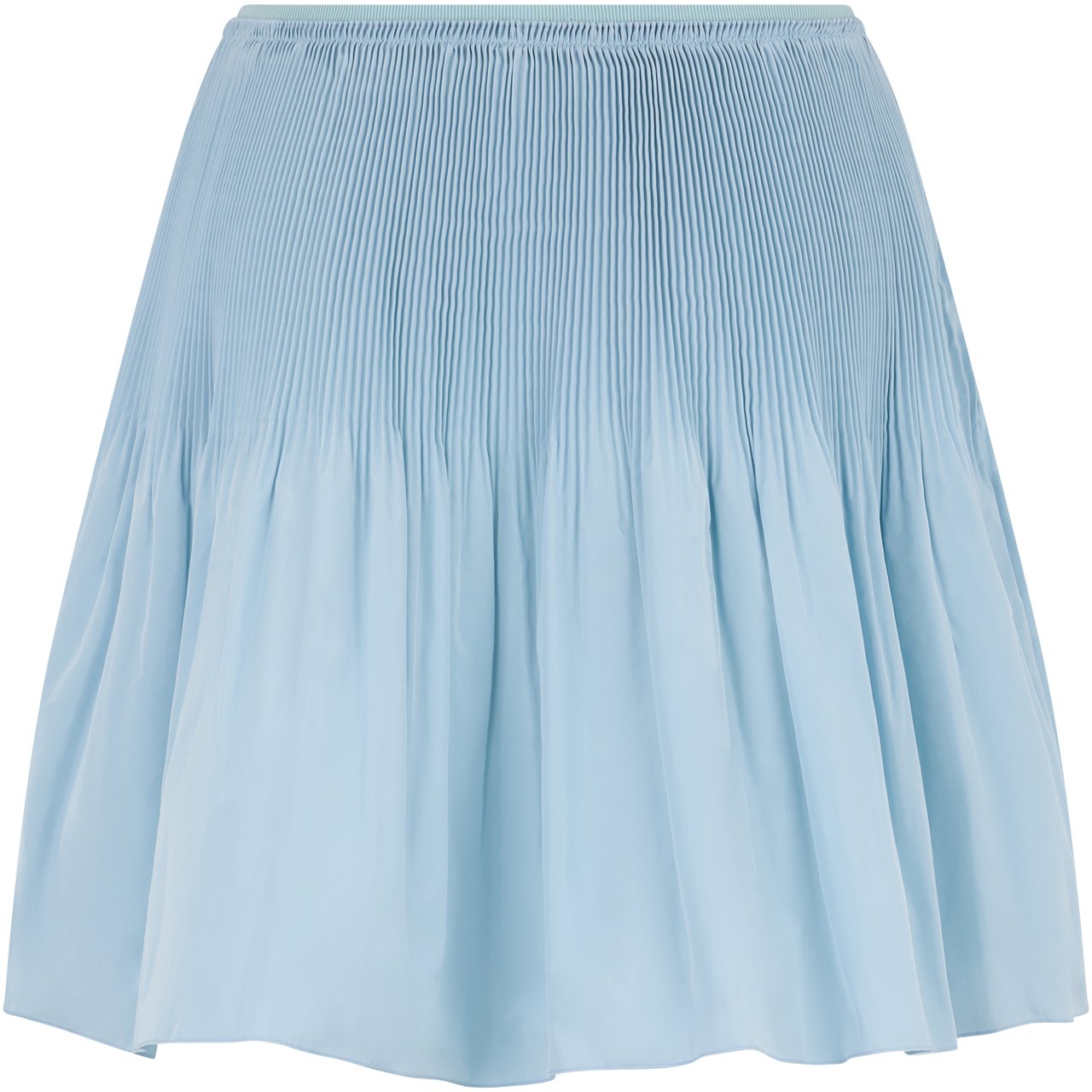Valentino Pleated light blue skirt, romantic and elegant style Lichtblauw