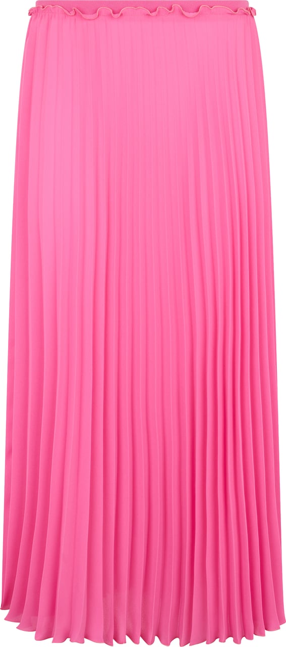 Valentino Long pink skirt with pleated effect Roze