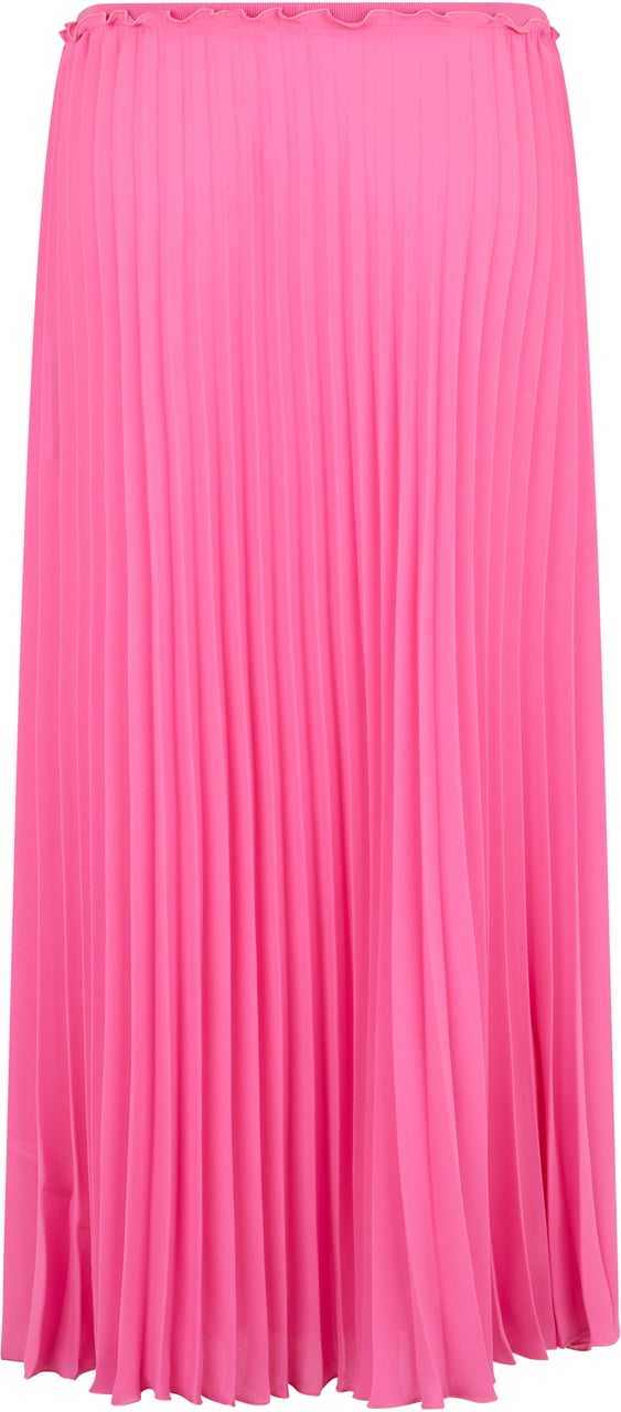 Valentino Long pink skirt with pleated effect Roze