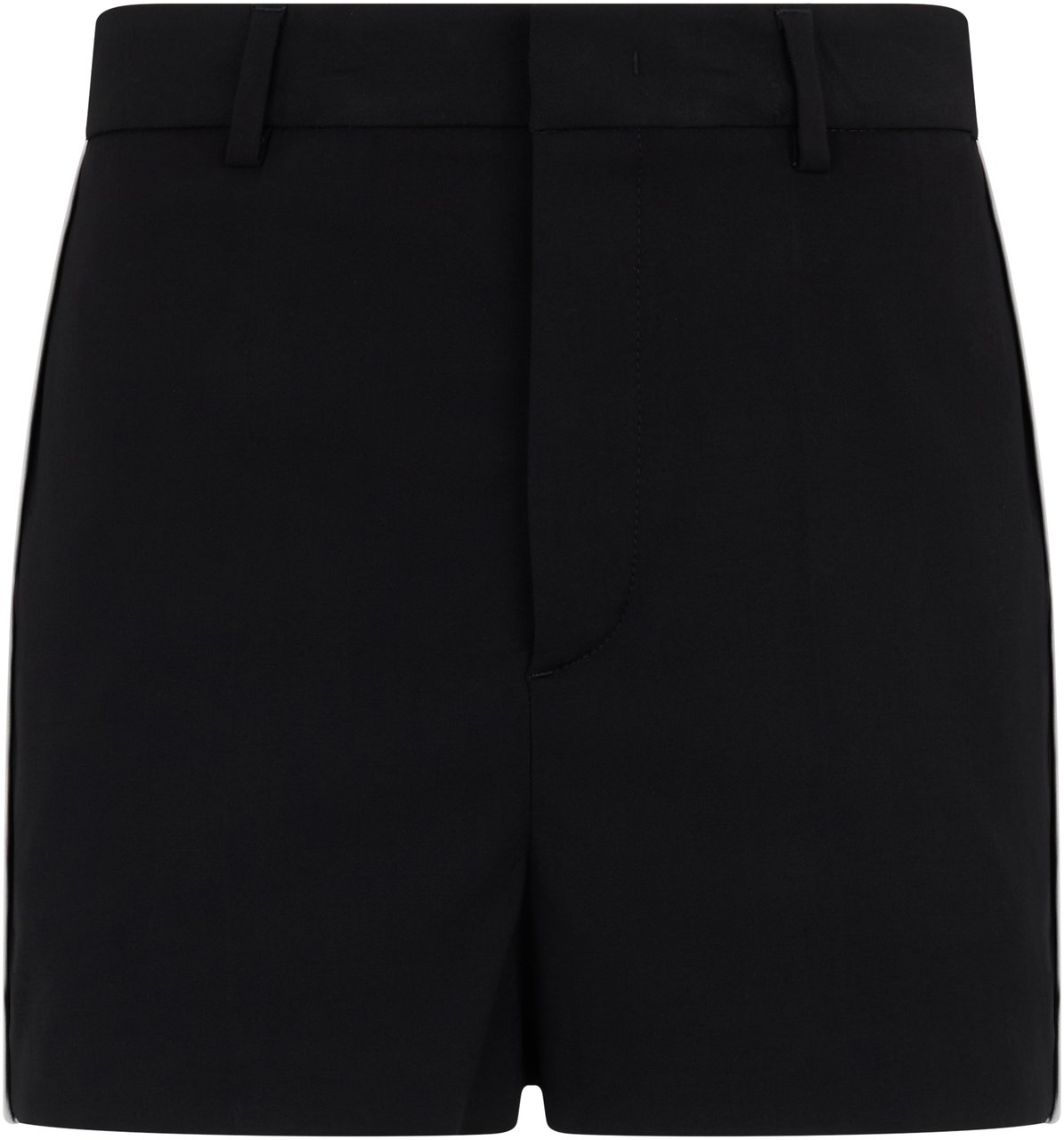 Valentino Elegant black shorts with high waist Zwart