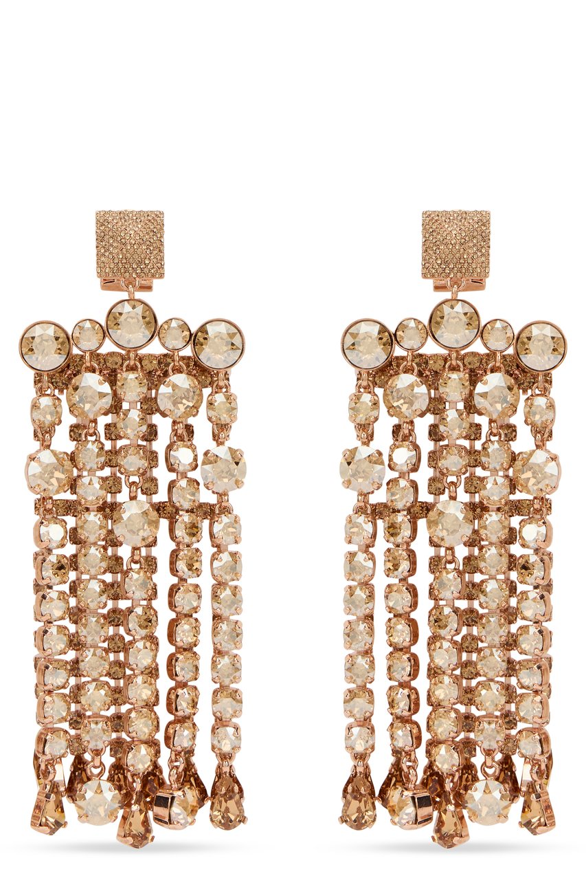 Valentino Elegant dangling earrings in gold tone Goud