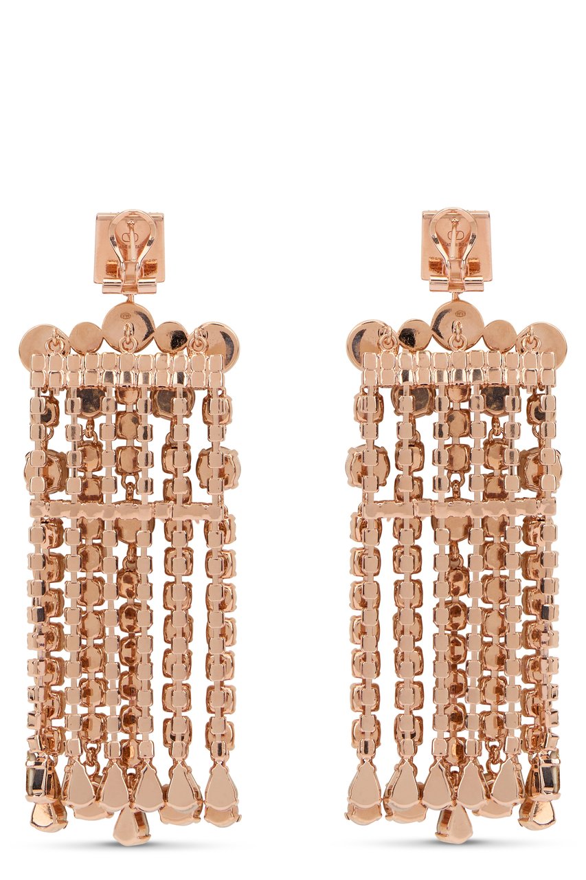 Valentino Elegant dangling earrings in gold tone Goud