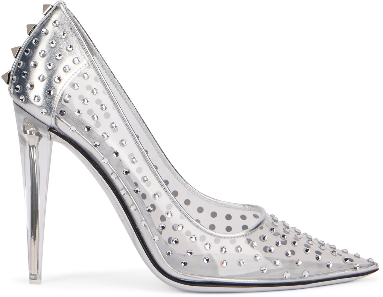 Valentino Pointed décolletage Zilver