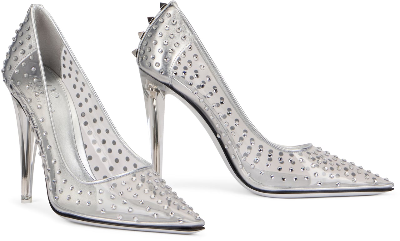 Valentino Pointed décolletage Zilver