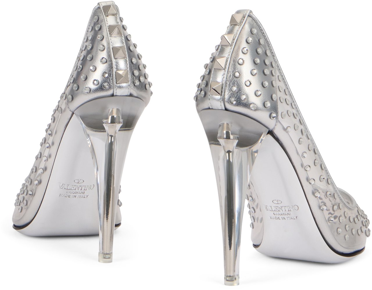 Valentino Pointed décolletage Zilver